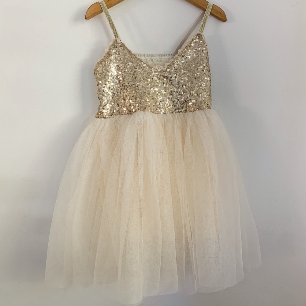 Sequin tulle dress